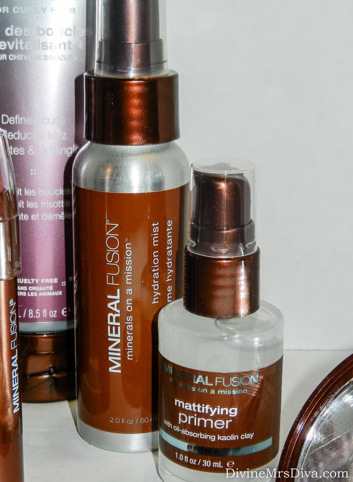 Beauty Review: Mineral Fusion Products (Hydration Mist and Mattifying Primer)  - DivineMrsDiva.com