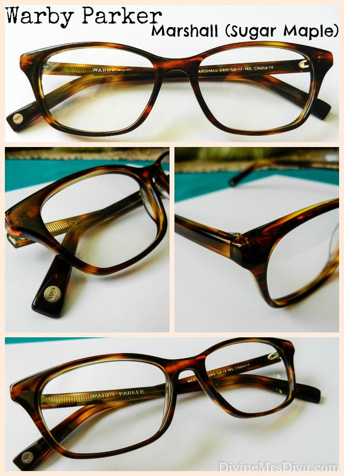 Warby Parker Review: Marshall frames in Sugar Maple. - DivineMrsDiva.com #plussizeblogger #psblogger #WarbyParker #FallSyllabus #glasses #frames #review