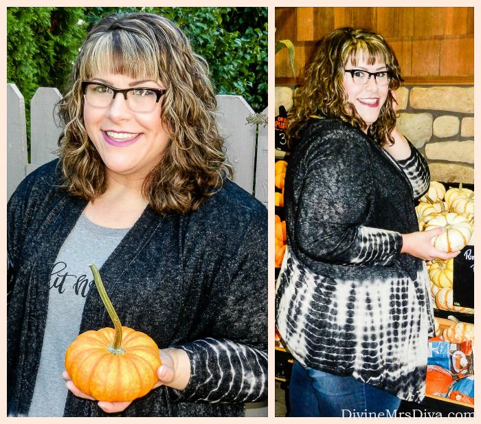 Warby Parker Review: Hailey is wearing the Simone frames in Tea Rose Fade. – DivineMrsDiva.com #plussizeblogger #psblogger #WarbyParker #FallSyllabus #glasses #frames #review