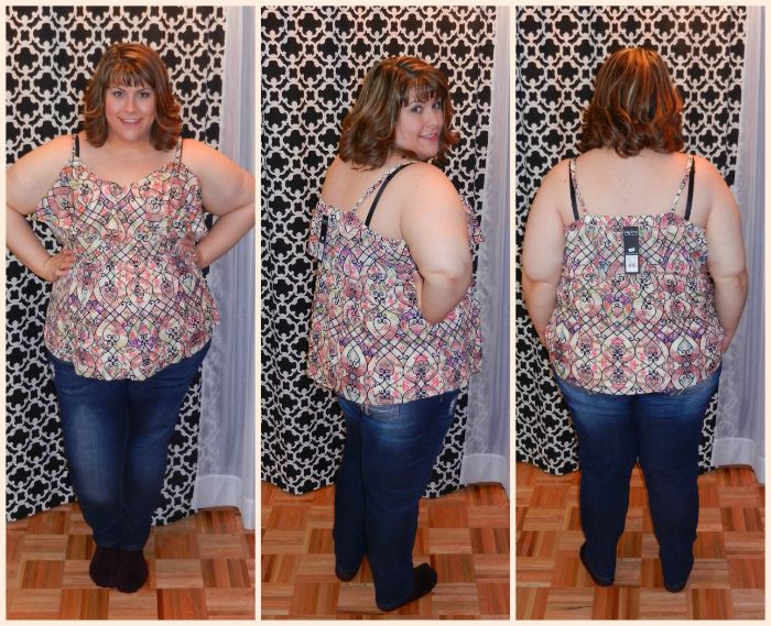 City Chic Review: Hailey is wearing the Venecian Strappy Top.  - DivineMrsDiva.com