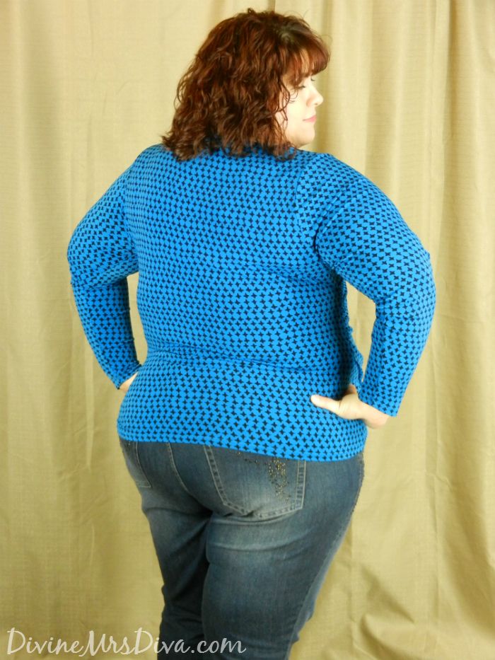 What I Didn't Wear: Vince Camuto Star-Print Knit Top - DivineMrsDiva.com
