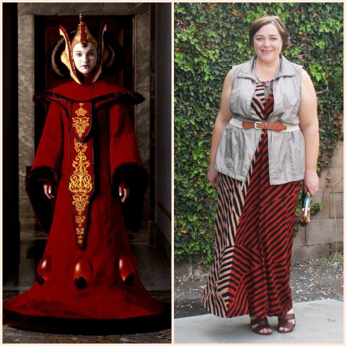 Star Wars Inspired: Janeane of Designing From My Closet, inspired by Queen Amidala - DivineMrsDiva.com