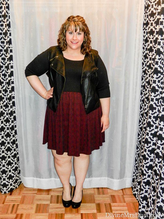 Hailey is wearing the BB Dakota Hogan Dress via Gwynnie Bee. - DivineMrsDiva.com  #GwynnieBee #ShareMeGB #styleblogger #fashionblogger #plusblogger #psblogger #plussizeblogger #plussize #fallfashion #plussizefashion #plaid