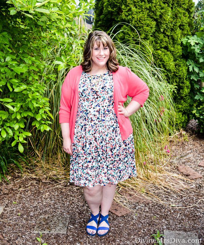 Reviewing this great summer dress from Kohl's!  Hailey is wearing the Apt. 9 Printed High-Low Hem Dress and Crocs Anna Ankle Strap Gladiator Sandal. - DivineMrsDiva.com  #highlow #Apt9 #Kohls #CrocsSandal #Crocs #psblogger #plussizeblogger #styleblogger #plussizefashion #plussize #psootd #ootd #plussizeclothing #outfit #spring #summer #style #plussizecasual