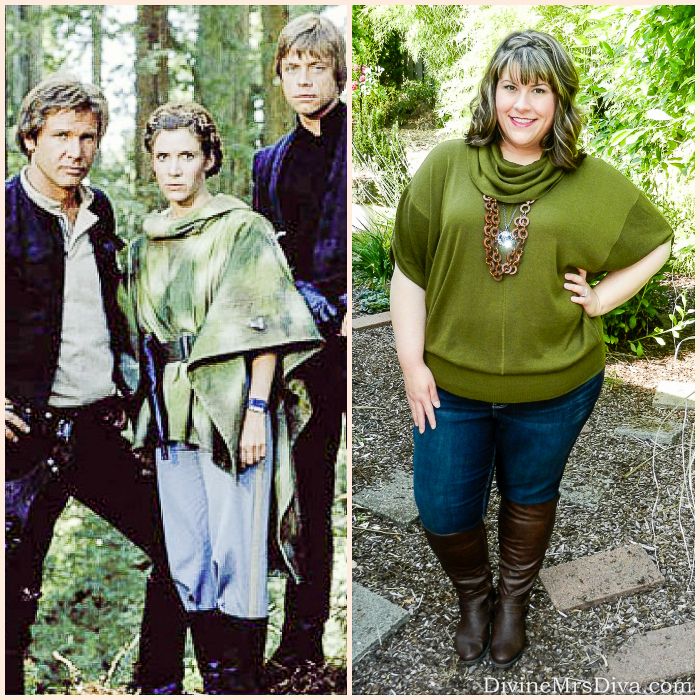 Star Wars Inspired: Hailey is channeling Princess Leia's look from Endor - DivineMrsDiva.com