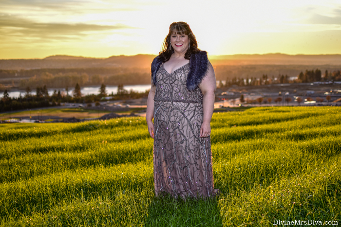 In today’s post, Hailey reviews the Joanna Hope Beaded Maxi Dress from Simply Be, a perfect dress for the holidays! - DivineMrsDiva.com #SimplyBe #psblogger #plussizeblogger #styleblogger #plussizefashion #plussize #psootd #ootd #plussizeclothing #outfit #style #holiday #holidaystyle