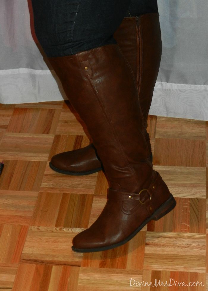 DivineMrsDiva.com - What I Wore: Goodbye Winter (Perry Stretch Riding Boots from Avenue)
