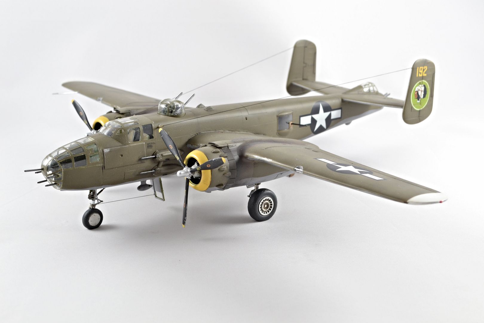 1/48 North American B25J Mitchell "Air Apache" Ready for Inspection