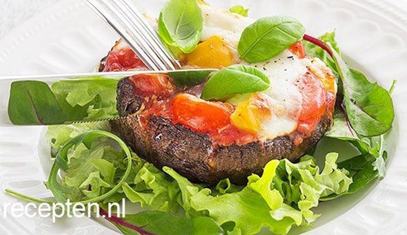 Portobello pizza