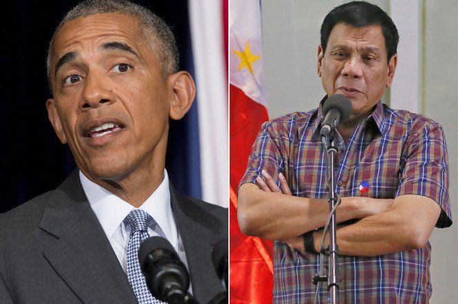 TT Obama (left) và Duterte (Right)