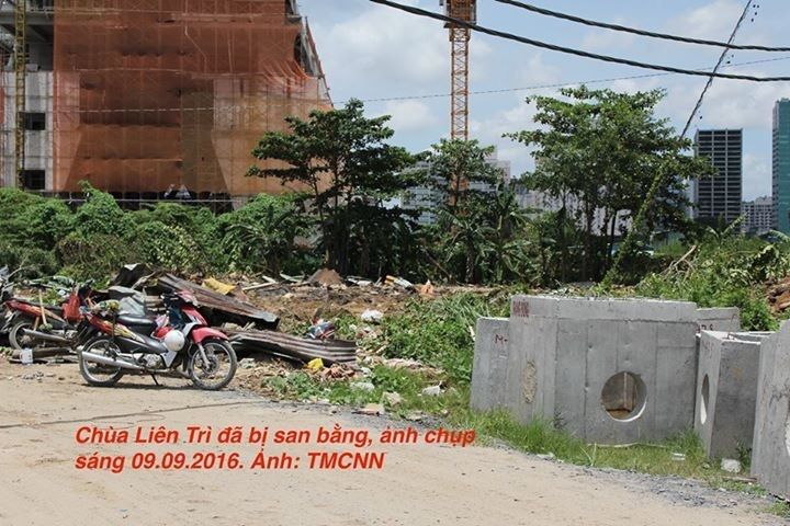 Chù Liên Trì bị cào bằng ngày 8/9/2016