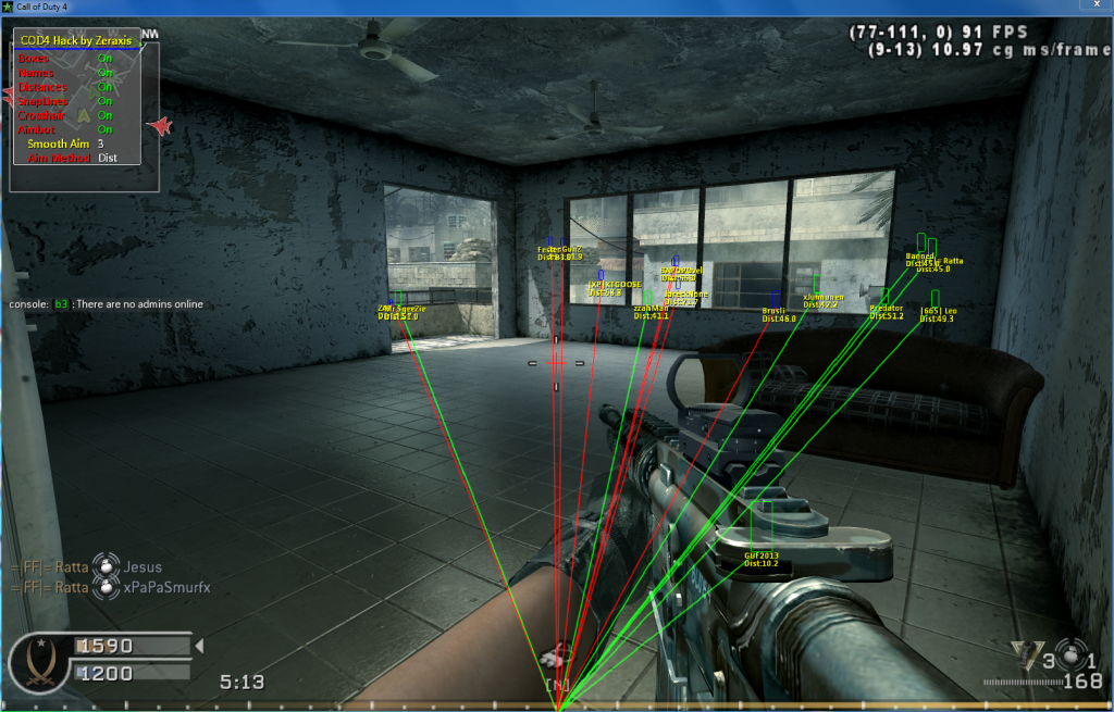 Cod4 auto aim hack