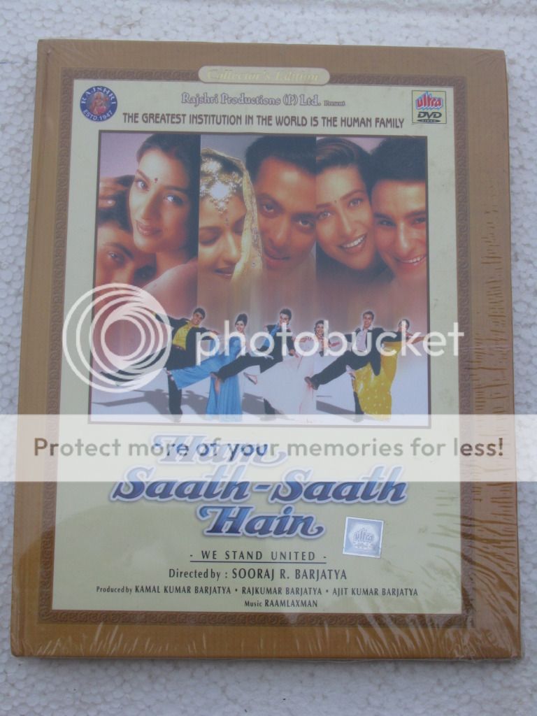 Hum Saath Saath Hain DVD Hindi Movie Bollywood India Salman Khan