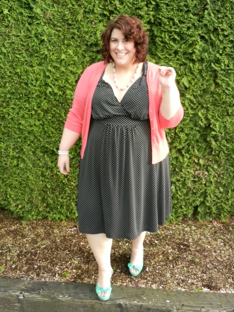 What I Wore: Polka-dot Party Time! - Discourse of a Divine Diva {Plus ...