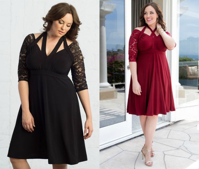 Reviewing Kiyonna's Luring Lace Dress + $40 Dress Deals! - Discourse of ...