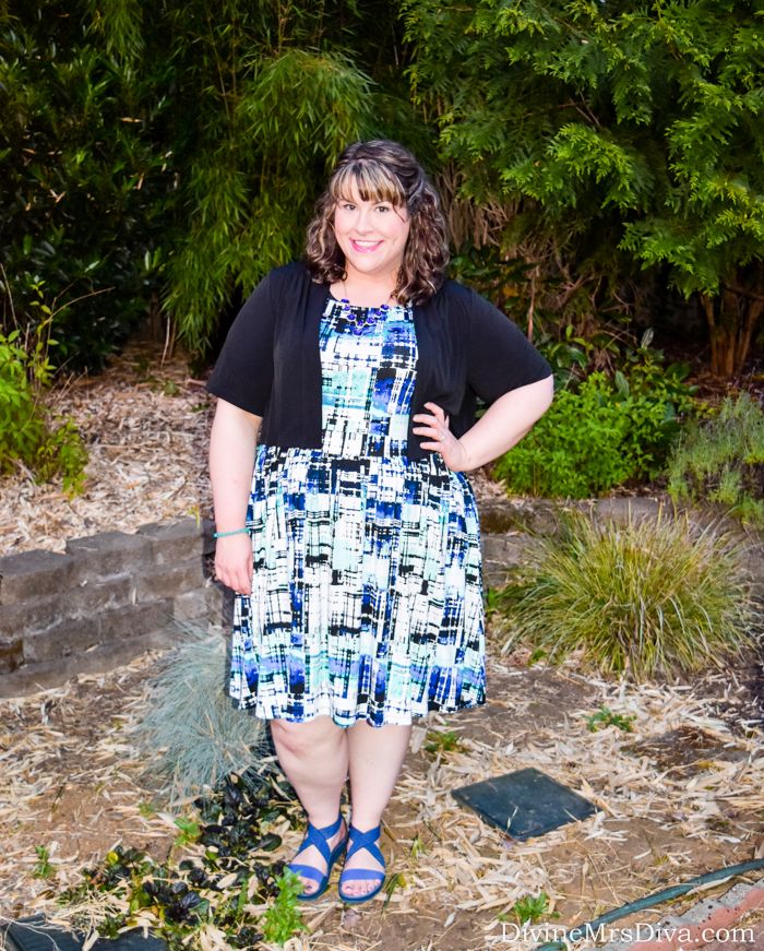 What I Wore: Black and Blue - Discourse of a Divine Diva {Plus Size ...