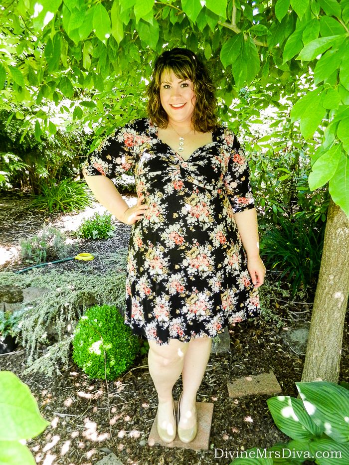What I Wore: Black and Ivory Summer Floral - Discourse of a Divine Diva ...