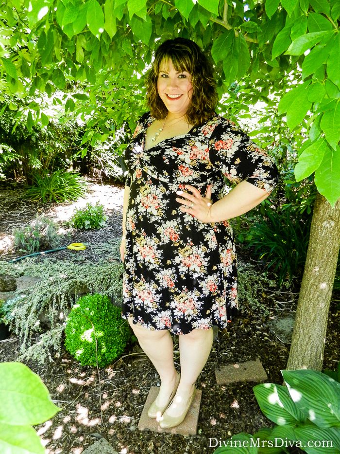 What I Wore: Black and Ivory Summer Floral - Discourse of a Divine Diva ...
