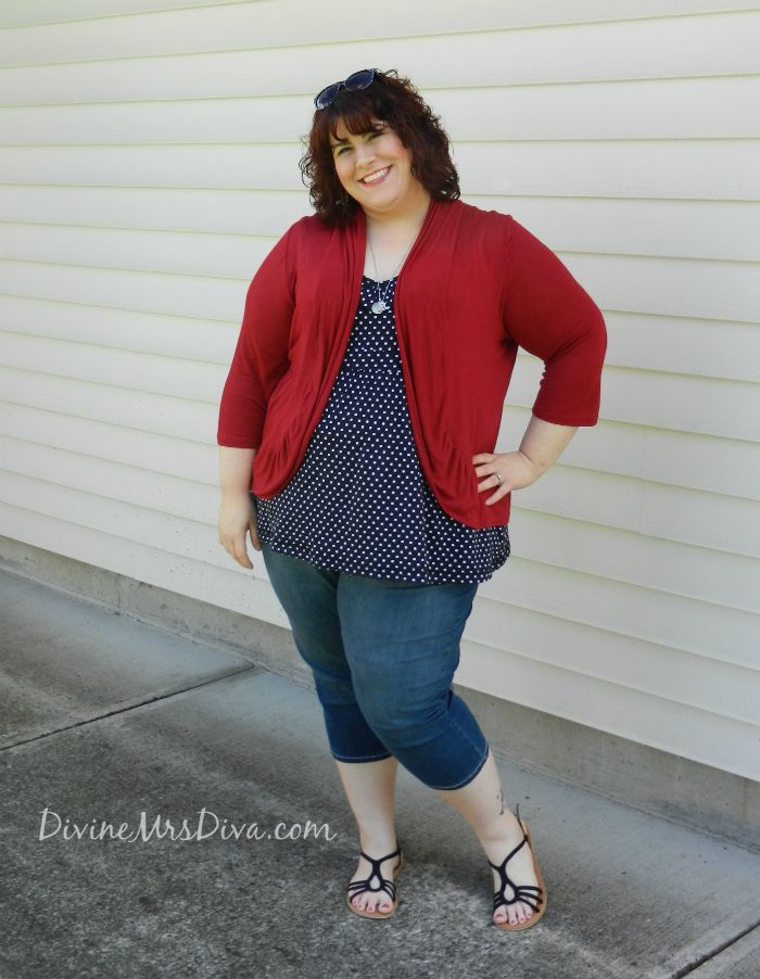 What I Wore: Polka Dot Fun! - Discourse of a Divine Diva {Plus Size ...
