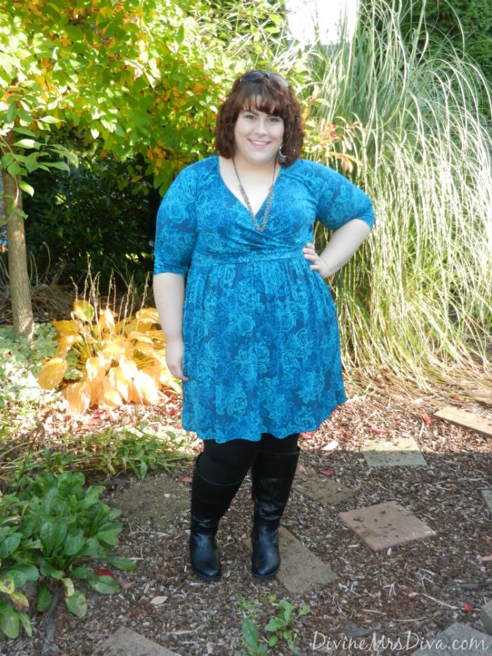 What I Wore: Teal Rose - Discourse of a Divine Diva {Plus Size Fashion ...