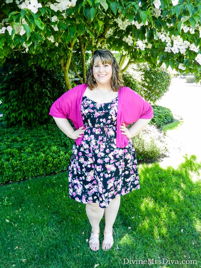 What I Wore: Feminine Floral Tank Dress - Discourse of a Divine Diva ...