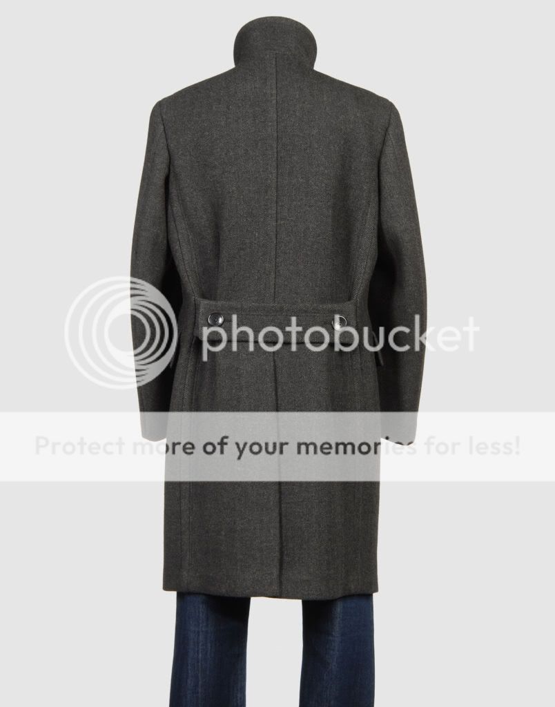 Black herringbone overcoat tom ford #5